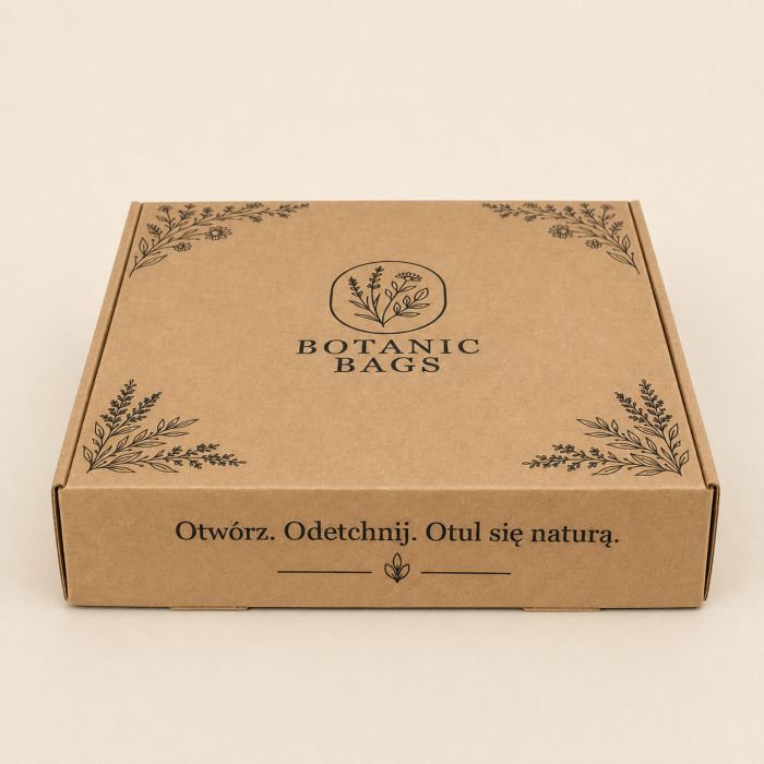 poduszka 40x40 z luska gryki z ziołami w pudełku firmowym botanicbags.png